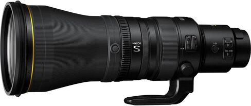 عدسة نيكون NIKKOR Z مقاس 600 مم f/4 TC VR S فائقة التقريب لكاميرات Nikon Z Mount (20113) + حافظة غطاء + مجموعة تنظيف in Saudi Arabia