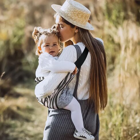 حاملة كتف للأطفال، حاملة أطفال جانبية مريحة للغاية للأطفال حديثي الولادة إلى الأطفال الصغار/الرضع (7 رطل - 44 رطل) (الفهد) in Kuwait