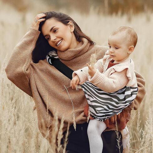 حاملة كتف للأطفال، حاملة أطفال جانبية مريحة للغاية للأطفال حديثي الولادة إلى الأطفال الصغار/الرضع (7 رطل - 44 رطل) (الفهد) in Kuwait