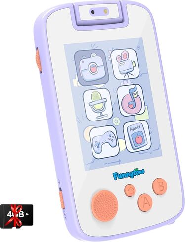 هواتف ألعاب للأطفال، مشغل موسيقى MP3 للأطفال، مشغل قصة مع بطاقة TF 4G، لعبة هاتف للأطفال مع بطاقة حس مشترك، ألعاب التعلم والتعليم الإلكترونية، هدايا للأولاد والبنات (أرجواني) in Saudi Arabia
