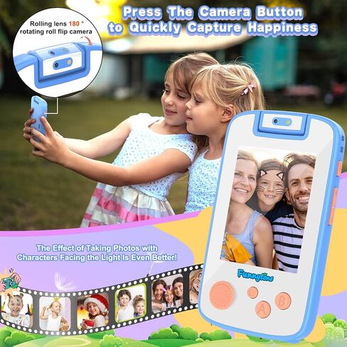هواتف ألعاب للأطفال، مشغل موسيقى MP3 للأطفال، مشغل قصة مع بطاقة TF 4G، لعبة هاتف للأطفال مع بطاقة حس مشترك، ألعاب التعلم والتعليم الإلكترونية، هدايا للأولاد والبنات (أرجواني) in Saudi Arabia