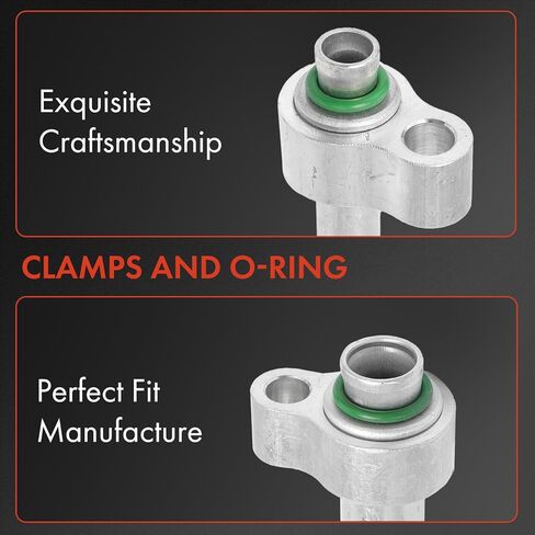 A-Premium A/C Suction and Discharge Hose Assembly Compatible with Ford Expedition 2004 & Lincoln Navigator 2003-2004, with Rear Temperature Controls in Kuwait