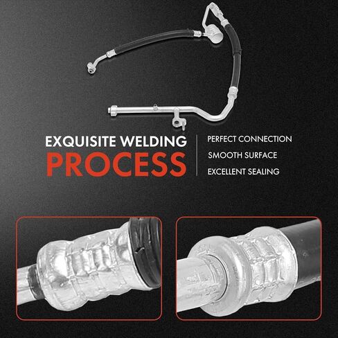 A-Premium A/C Suction and Discharge Hose Assembly Compatible with Ford Expedition 2004 & Lincoln Navigator 2003-2004, with Rear Temperature Controls in Kuwait