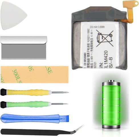 R890 Battery Compatible with Samsung Galaxy Watch 4 Classic 46mm SM-R890 Replacement EB-BR890ABY with Professional Repair Tools Kit in Saudi Arabia