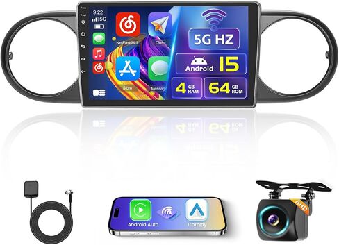 [2+64G] Hikity Android 13 Car Stereo for 2007-2016 Toyota Scion xB Radio with Wireless Carplay Android Auto Mirror Link, 9 Inch Touchscreen GPS WiFi Bluetooth FM RDS MIC Backup Camera SWC in Saudi Arabia