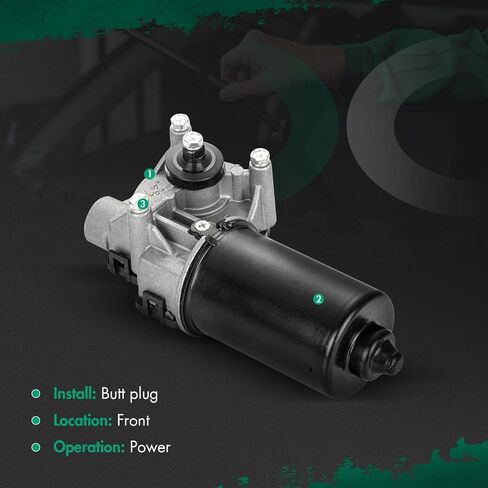 Front Windshield Wiper Motor Compatible for 2006-2011 For Dodge For Attitude,2006-2011 For Hyundai For Accent,2011-2016 For Hyundai For Genesis Coupe, wiper motor replacement 981102M000,5—Pin in Saudi Arabia