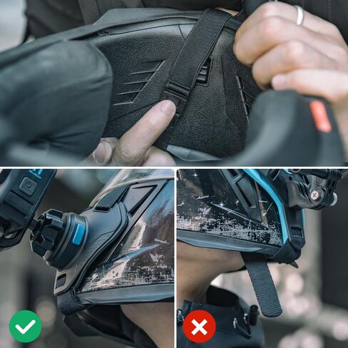 SUREWO Magnetic Motorcycle Helmet Chin Strap Mount for Go Pro, Magnetic Dirt Bike Helmet Mount Compatible with Go Pro Hero 13,12,11,10, 9, 8, 7, 6 5,DJI Osmo Action 5 pro/4/3 and More in Saudi Arabia