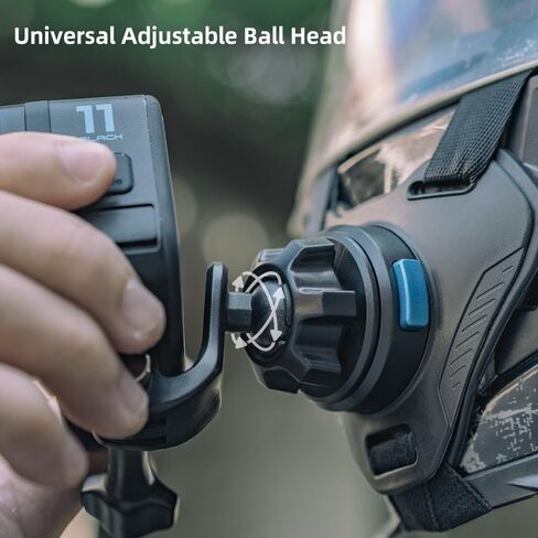 SUREWO Magnetic Motorcycle Helmet Chin Strap Mount for Go Pro, Magnetic Dirt Bike Helmet Mount Compatible with Go Pro Hero 13,12,11,10, 9, 8, 7, 6 5,DJI Osmo Action 5 pro/4/3 and More in Saudi Arabia