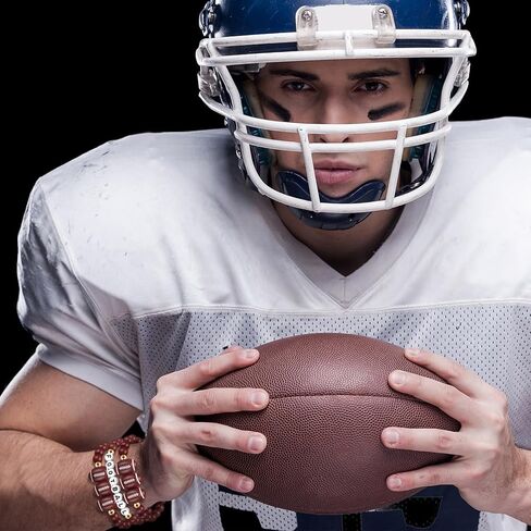 24 حزمة فريق كرة السلة هدية كرة السلة رسالة الطين مطرز سوار السائبة كرة السلة حزب صالح البرتقالي الأسود قابل للتعديل الرياضة أساور لاعب كرة السلة هدية للبالغين في سن المراهقة in Kuwait