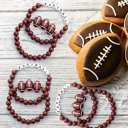 24 حزمة فريق كرة السلة هدية كرة السلة رسالة الطين مطرز سوار السائبة كرة السلة حزب صالح البرتقالي الأسود قابل للتعديل الرياضة أساور لاعب كرة السلة هدية للبالغين في سن المراهقة in Kuwait