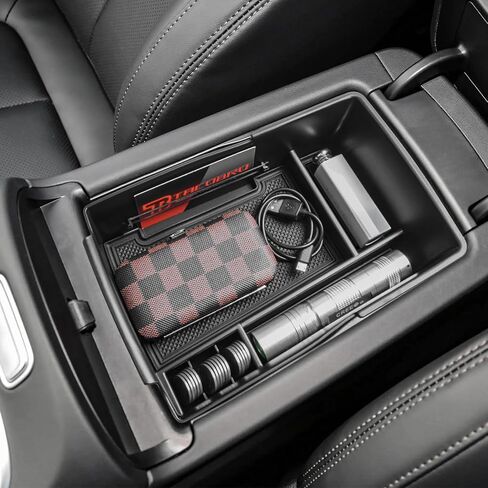 TACOBRO Lower Center Console Tray Compatible with Hyundai Santa Fe 2021 2022 2023 Accessories,Console Insert Secondary Storage Tray. in Kuwait