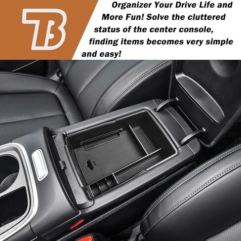 TACOBRO Lower Center Console Tray Compatible with Hyundai Santa Fe 2021 2022 2023 Accessories,Console Insert Secondary Storage Tray. in Kuwait