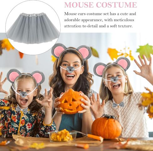 Pig Costume Set for Women Adult Piggy Ears Headband Bowtie Nose Tail and Tutu Dress Halloween Piglet Ears Costume Adult Animal Cosplay Dress Kit Accessories Pink in Saudi Arabia