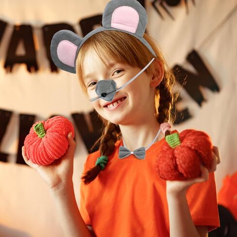 Pig Costume Set for Women Adult Piggy Ears Headband Bowtie Nose Tail and Tutu Dress Halloween Piglet Ears Costume Adult Animal Cosplay Dress Kit Accessories Pink in Saudi Arabia