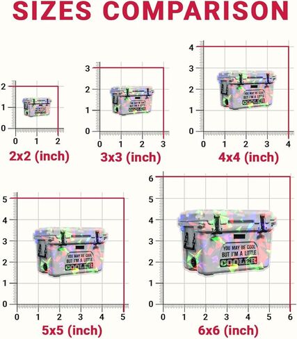 3Pcs You May be Cool But I'm a Little Cooler Sticker Funny Cool Pun Dont Hate Me Because I'm A Little Cooler Sticker Don't Hate Me Vinyl Decal for Laptop Water Bottle Toolbox Phone Case Cars 3" in Kuwait