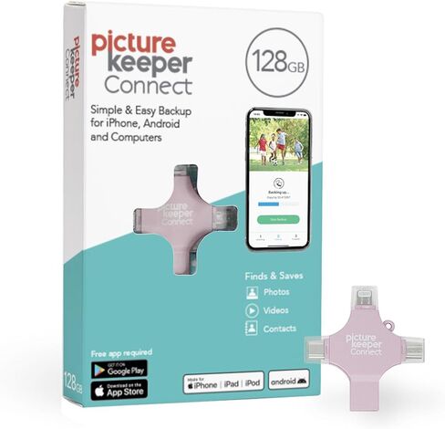 Picture Keeper Connect Photo & Video USB Flash Drive for Apple, Android, & PC Devices, 32GB Thumb Drive in Saudi Arabia