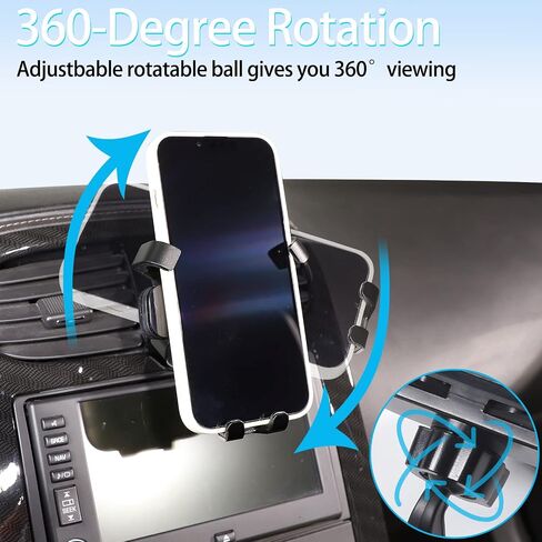 Lcojicep Car Phone Holder Compatible with Corvette C6 2005-2013 Car Phone Mount Accessories, for All Mobile Phones (Style B) in Saudi Arabia