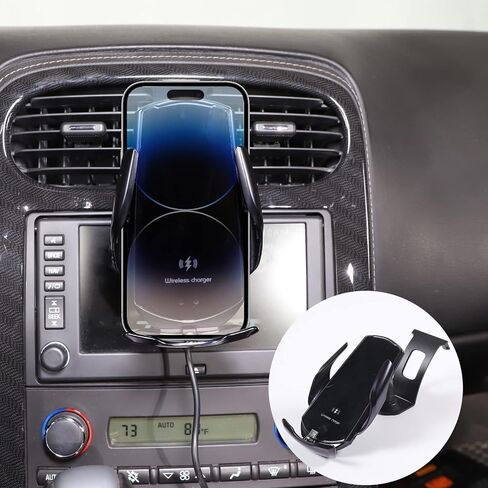 Lcojicep Car Phone Holder Compatible with Corvette C6 2005-2013 Car Phone Mount Accessories, for All Mobile Phones (Style B) in Saudi Arabia