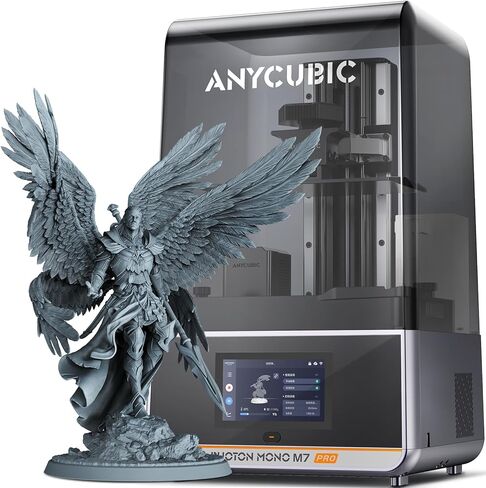 ANYCUBIC Photon Mono M7 MAX Resin 3D Printer, 13.6’’ 7K Large Resin Printer with COB LighTurbo 3.0, Flip-Open Cover Design, Intelligent-Assist Printing, Print Size 11.8'' x 11.7'' x 6.5'' in Kuwait