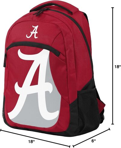 FOCO Alabama Crimson Tide NCAA Colorblock Action Backpack in Saudi Arabia