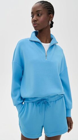 Varley womens Hawley Half Zip Sweat in Kuwait