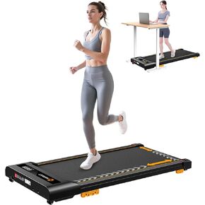 وسادة المشي، جهاز مشي تحت المكتب بقوة 2.5 حصان للمكتب المنزلي، جهاز مشي محمول بسعة 300 رطل مع جهاز تحكم عن بعد وشاشة LED، جهاز مشي 2 في 1 للمشي والركض والجري in Kuwait