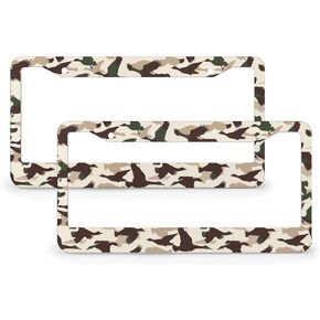 Grunge Skulls عتيقة 2 ثقوب ألومنيوم لوحة ترخيص إطارات 2pcs صلبة الصدأ القوطية القوطية القياسية لوحة رخصة السيارة الولايات المتحدة حامل عالمي للنساء والرجل 12.2x6.3 في in Kuwait