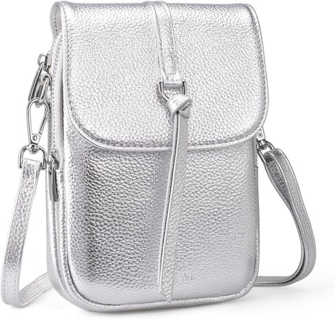 حقائب صغيرة من الجلد الأصلي ، حقائب صغيرة للنساء ، محفظة كروس جيب الهاتف الخليوي مع فتحات بطاقة حظر RFID in Kuwait