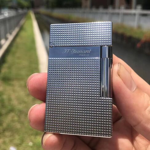Classic Diamond Head Lighter, Vintage Trench Brass Lighter, Ding Sound, Adjustable Soft Flame, Gift for Men Father Husband Boyfriend in Kuwait