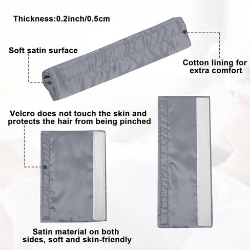 Satin CPAP Strap Covers, CPAP Mask Cover to Fit Airfit P10 Headgear Strap, Universal and Comfort CPAP Headgear Strap Covers, CPAP Hair Protector for Women for Reducing Red Marks (Pink) in Kuwait