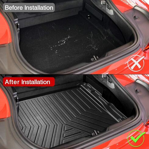 KUST Trunk Cargo Mat for 2025 BMW X3, Rubber Rear Cargo Liner with Backrest Mat for X3 Accessories All Weather Protection Back Seat Protector Cover High Edge in Kuwait