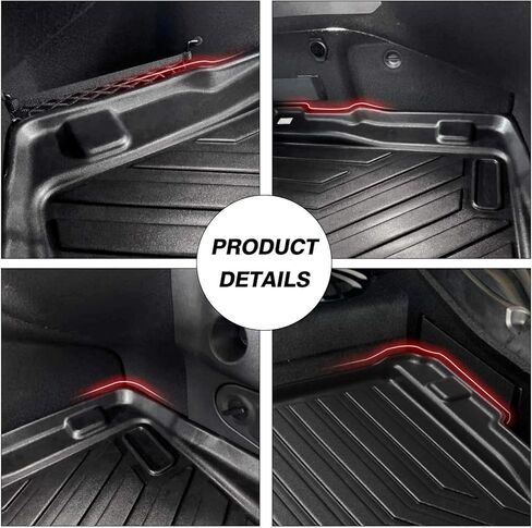 KUST Trunk Cargo Mat for 2025 BMW X3, Rubber Rear Cargo Liner with Backrest Mat for X3 Accessories All Weather Protection Back Seat Protector Cover High Edge in Kuwait