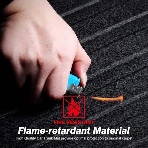 KUST Trunk Cargo Mat for 2025 BMW X3, Rubber Rear Cargo Liner with Backrest Mat for X3 Accessories All Weather Protection Back Seat Protector Cover High Edge in Kuwait