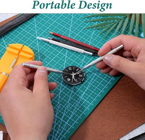 5 Pcs Watch Hands Repair Tool Kit, Stainless Steel Watch Hand Setting Tool, Pusher Set, Pointer Adjustment Tool in Saudi Arabia