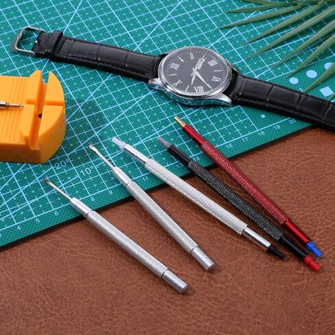 5 Pcs Watch Hands Repair Tool Kit, Stainless Steel Watch Hand Setting Tool, Pusher Set, Pointer Adjustment Tool in Saudi Arabia
