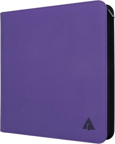 Rayvol Premium 12-Pocket Card Binder - Fits 1104 Trading Cards, Side Loading Ringless Card Collection Album for TCG and Sports Cards in Saudi Arabia