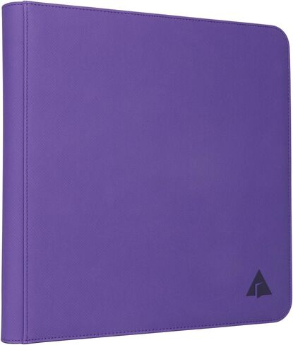 Rayvol Premium 12-Pocket Card Binder - Fits 1104 Trading Cards, Side Loading Ringless Card Collection Album for TCG and Sports Cards in Saudi Arabia