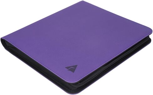 Rayvol Premium 12-Pocket Card Binder - Fits 1104 Trading Cards, Side Loading Ringless Card Collection Album for TCG and Sports Cards in Saudi Arabia