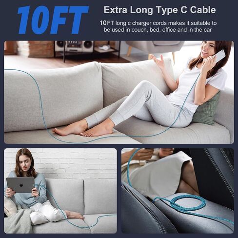 for iPhone 16e Charger Cord USB C to USB C Cable Fast Charging 6FT 2Pack for iPhone 16e/16/16 Pro Max/16 Plus/15 Pro Max/15 Plus,iPad Pro 13 12.9 11 inch/Air 11 13 inch/Mini 7 6 Charging Cable C Type in Saudi Arabia