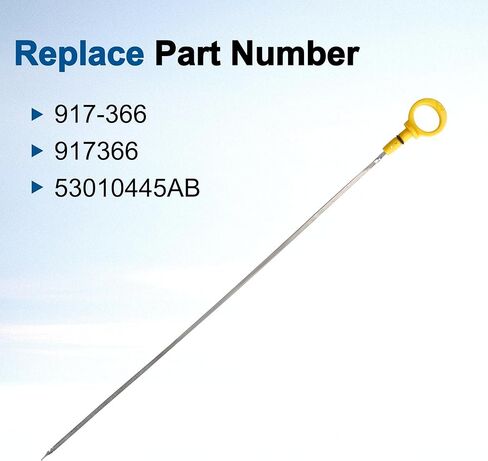 Engine Oil Level Dipstick Fit for Ford Lincoln Edge Taurus Flex MKS MKT MKZ Replacement Stainless Steel Level Dipstick Replace # 917-369 BA5Z6750A in Kuwait