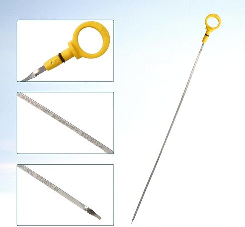 Engine Oil Level Dipstick Fit for Ford Lincoln Edge Taurus Flex MKS MKT MKZ Replacement Stainless Steel Level Dipstick Replace # 917-369 BA5Z6750A in Kuwait