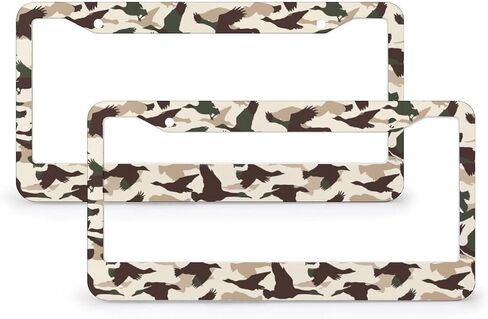 Grunge Skulls عتيقة 2 ثقوب ألومنيوم لوحة ترخيص إطارات 2pcs صلبة الصدأ القوطية القوطية القياسية لوحة رخصة السيارة الولايات المتحدة حامل عالمي للنساء والرجل 12.2x6.3 في in Kuwait