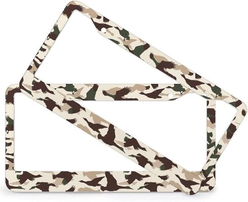 Grunge Skulls عتيقة 2 ثقوب ألومنيوم لوحة ترخيص إطارات 2pcs صلبة الصدأ القوطية القوطية القياسية لوحة رخصة السيارة الولايات المتحدة حامل عالمي للنساء والرجل 12.2x6.3 في in Kuwait