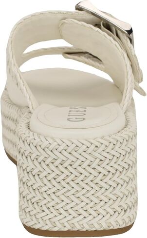 Guess Women's Binks Sandal, Gold 710, 6.5 in Saudi Arabia