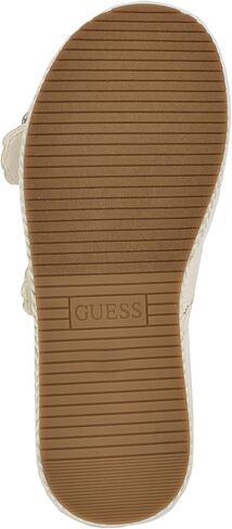 Guess Women's Binks Sandal, Gold 710, 6.5 in Saudi Arabia