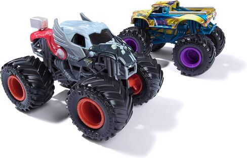Monster Jam, Marvel Official S.H.I.E.L.D. Monster Truck, Die-Cast Vehicle, 1:64 Scale, Super Hero Kids Toys for Boys Ages 3 and up in Kuwait