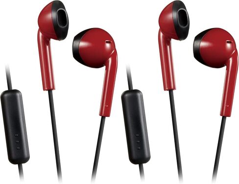 JVC Blue and Grey Sweat and Splash Proof Retro Earbuds with Microphone and Remote HAF19MAH in Saudi Arabia