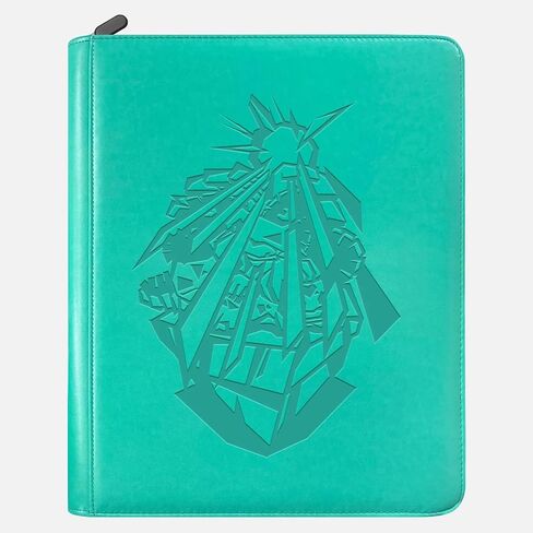 Toploader Binder, Oversized 9 Pocket 252 Top loaders Holder with Side-Loading Sleeves for Trading Cards in 3" x 4" Toploader (Black) in Saudi Arabia