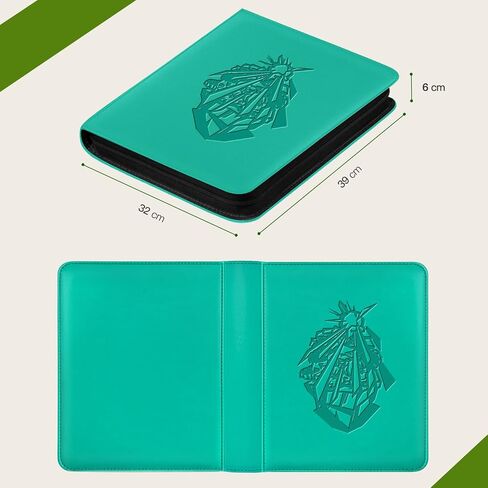 Toploader Binder, Oversized 9 Pocket 252 Top loaders Holder with Side-Loading Sleeves for Trading Cards in 3" x 4" Toploader (Black) in Saudi Arabia