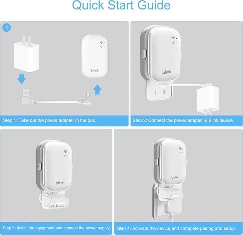 حائط حائط لـ Blink Sync Module 2 ، حامل قوس Mount For Blink Outdoor Camera لا توجد أسلاك في الهواء الطلق في الهواء الطلق والداخلية مع كابل قصير in Saudi Arabia